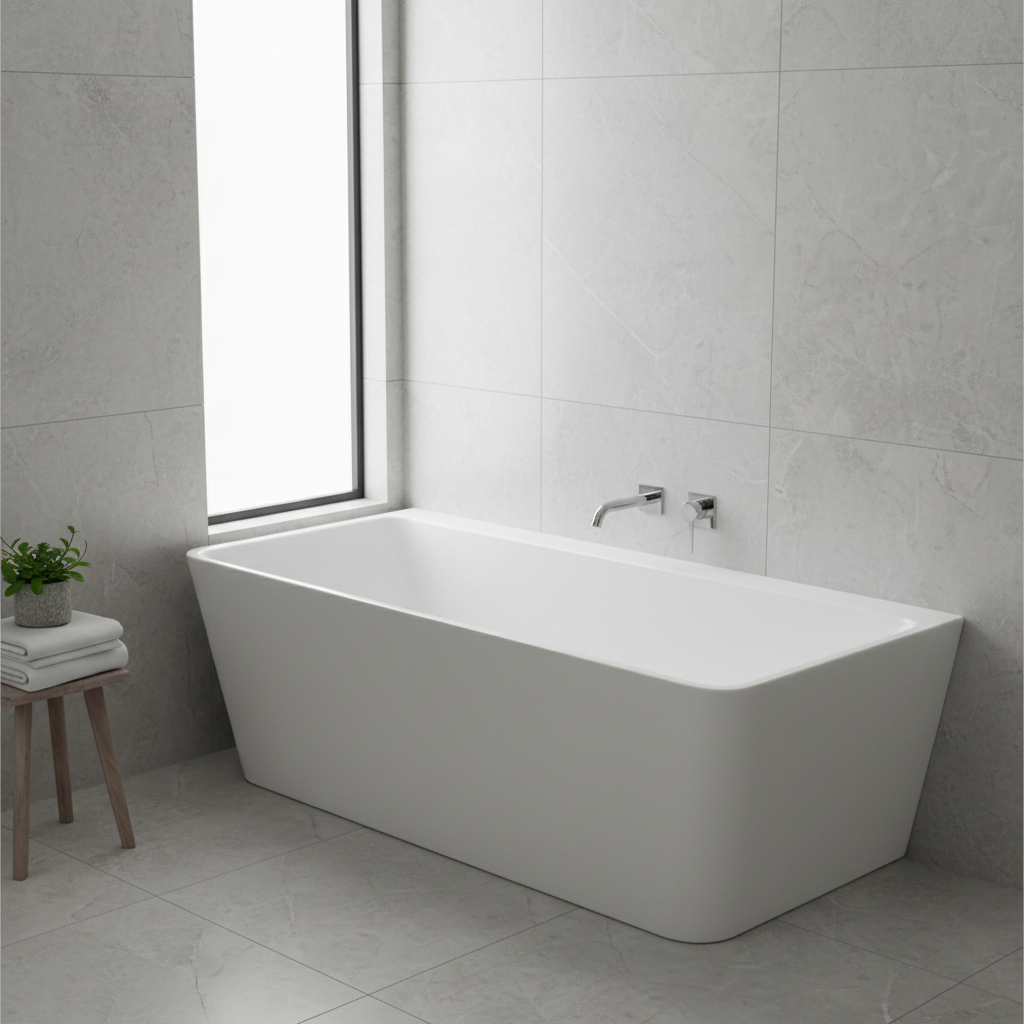 MASSIMO WHITE FREE-STANDING BATHTUB 1700W
