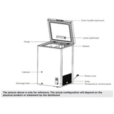 Midea 142L Chest Freezer