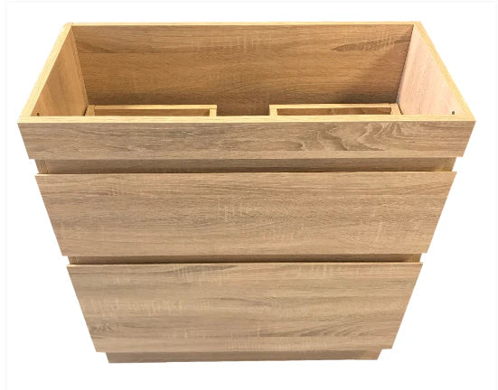 PLYWOOD LIGHT OAK SLIM VANITY 600x360 - BASE ONLY