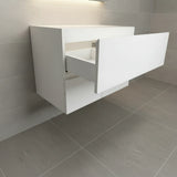PLYWOOD NELSON 800 WHITE WALL HUNG VANITY - BASE ONLY