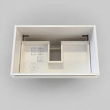 PLYWOOD NELSON 800 WHITE WALL HUNG VANITY - BASE ONLY