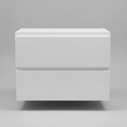 PLYWOOD NELSON 800 WHITE WALL HUNG VANITY - BASE ONLY