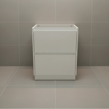 PLYWOOD POLO 1000 WHITE FLOOR STANDING VANITY - BASE ONLY