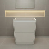 PLYWOOD POLO 900 WHITE FLOOR STANDING VANITY - BASE ONLY