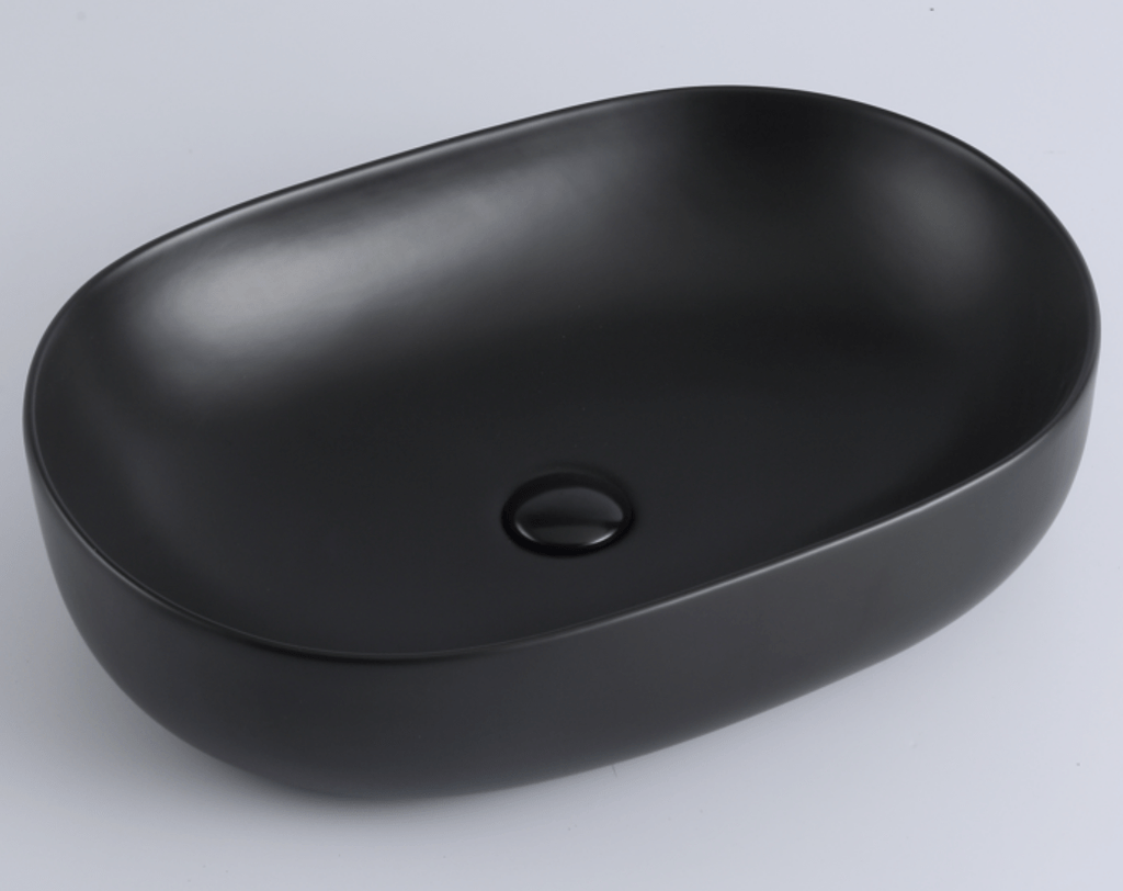 CERAMIC ART BASIN MATT BLACK 480MM