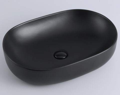 CERAMIC ART BASIN MATT BLACK 480MM