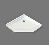 Shower Tray Diamond Corner Waste 900mm