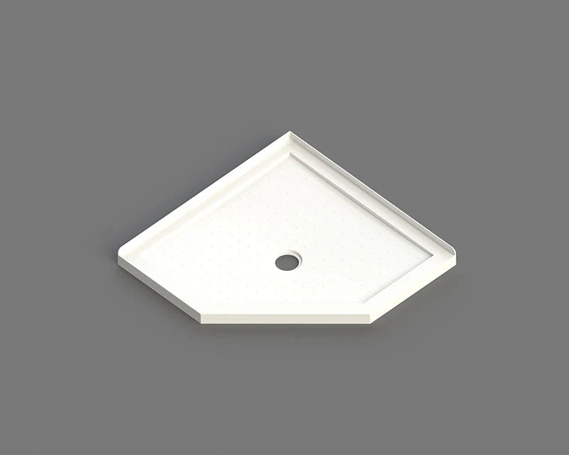 Shower Tray Diamond Centre Waste 900mm