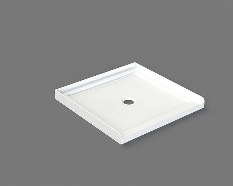 Shower Tray 3-lip Square Centre Waste 1000mm