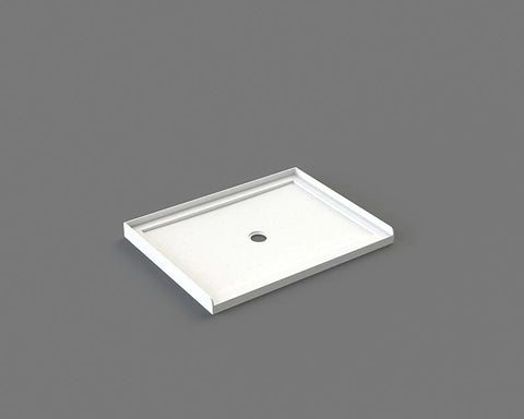 Shower Tray 3-lip Rectangle Centre Waste 900x1200x900mm