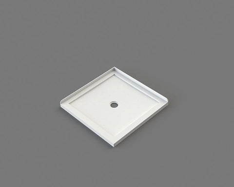 CUBO 1000X1000 SQUARE TRAY CENTER WASTE