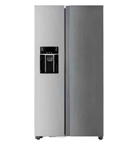 Imprasio 513L Side by Side Fridge Freezer With Water Dispenser Stainless Steel IMSBS513
