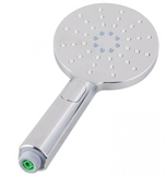 8 inch Round Chrome Twin Shower Set Bottom Inlet