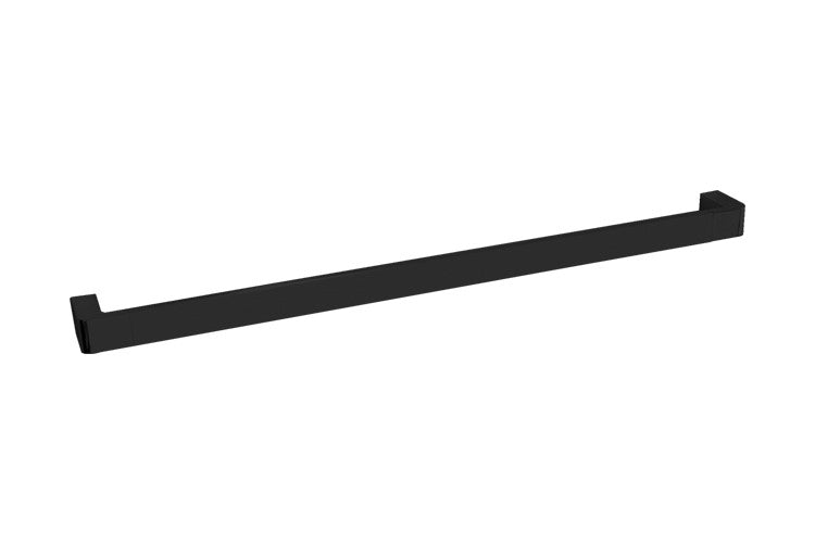 BROOKLYN SINGLE TOWEL RAIL 600MM MATTE BLACK