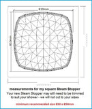 Square 900x900 Steam Stopper
