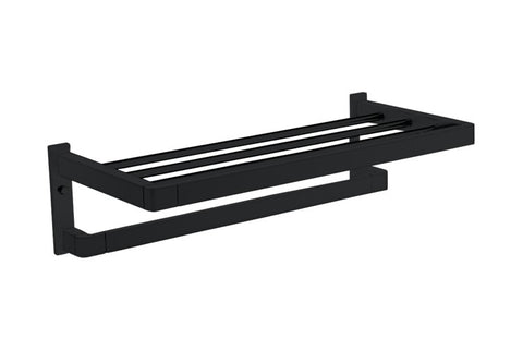 BROOKLYN TOWEL RACK 600MM MATTE BLACK