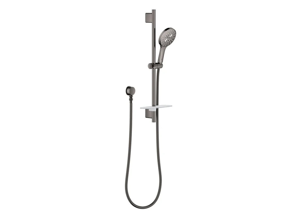 RAINSHOWER SMARTACTIVE SLIDE SHOWER ROUND HARD GRAPHITE