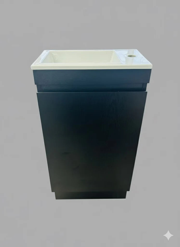 PLYWOOD 400mm YOLO FREE STANDING CABINET - DARK OAK