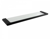 500x128MM GLASS SHELF BLACK