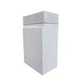 PLYWOOD 400mm PICCOLO WALLHUNG WHITE VANITY WITH CERAMIC TOP
