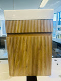 PLYWOOD 400 MAYA FLUTED VANITY WALLHUNG WITH CERAMIC TOP