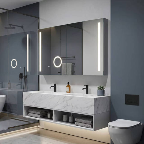 MIRROR LED CABINET 1200MM WIDE