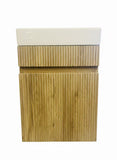 PLYWOOD 400 MAYA FLUTED VANITY WALLHUNG WITH CERAMIC TOP