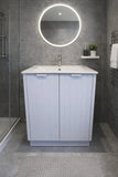 FLUTED HERITAGE 600 VANITY 2 DOORS - BASE ONLY