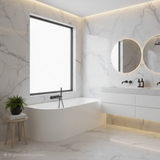 PHOENIX WHITE BACK TO WALL BATHTUB 1500W RIGHT HAND CORNER