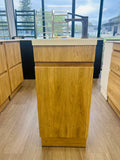 PLYWOOD 400mm EMMA FLUTED FREESTANDING VANITY WITH CERAMIC TOP