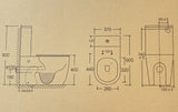 SIENNA TOILET SUITE - RIMLESS