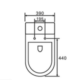 VICTORIA TOILET SUITE - RIMLESS WHIRLPOOL