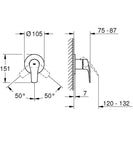 EUROSMART NEW SHOWER MIXER CHROME