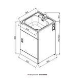 Supertub Series 4 AS, Standard, Door Model, with American Standard All Pressure Tap - ST3104AS