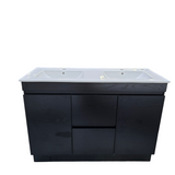 PLYWOOD MADRID 1200 DARK OAK FLOOR STANDING VANITY - BASE ONLY