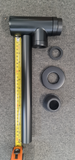 32mm MINIMAL ROUND BOTTLE TRAP - BLACK