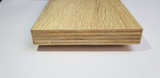 PLYWOOD 1200 FLOOR STANDING VANITY BLACK LIGHT OAK WITH SINGLE BASIN CERAMIC TOP - Bathroom Clearance