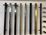 VERTICAL HEATED TOWEL RAIL - CHROME ROUND