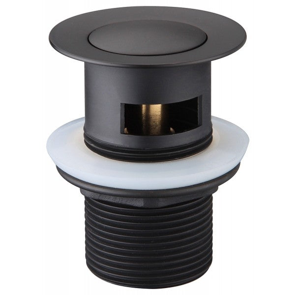 BLACK POP-UP WASTE 32MM - OVERFLOW