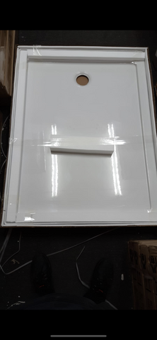 Shower tray 1200 x 900 center waste RIGHT HANDED - Bathroom Clearance