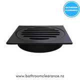 TILE GRATE 85X85MM - MATTE BLACK
