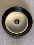 MATTE BLACK ROUND BASIN 360MM - Bathroom Clearance