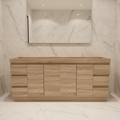 PLYWOOD 1800 LIGHT OAK VANITY FLOORSTANDING BASE ONLY