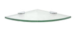 200x200MM GLASS CORNER SHELF