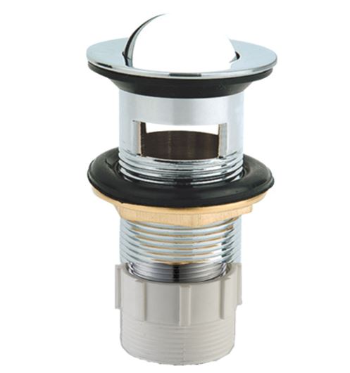 32/40mm FLIP TOP WASTE WITH OVERFLOW - CHROME