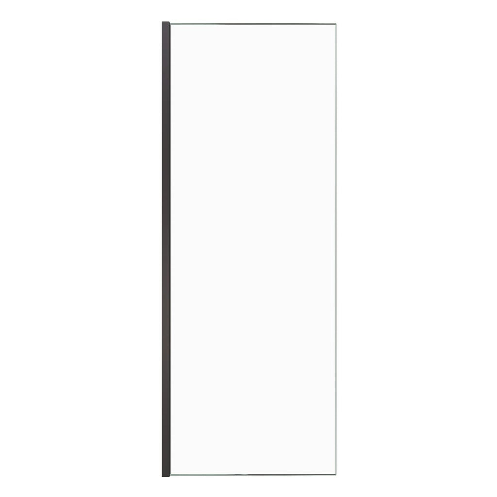 WALK IN SHOWER PANEL - BLACK 900MM