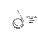 ROUND SHOWER SLIDER CHROME BOTTOM INLET