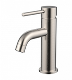 CECINA BASIN MIXER CURVE SPOUT BRUSHED NICKEL