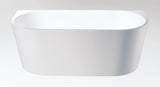 CLEOPATRA WHITE BACK TO WALL BATHTUB 1500W