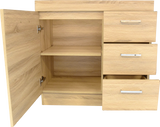 PLYWOOD 900 FLOOR STANDING LIGHT OAK VANITY BASE ONLY